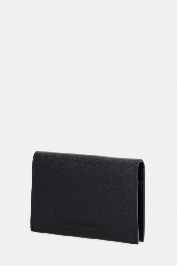 Чохол для карток жіночий шкіряний Karl Lagerfeld K/SIGNATURE колір чорний