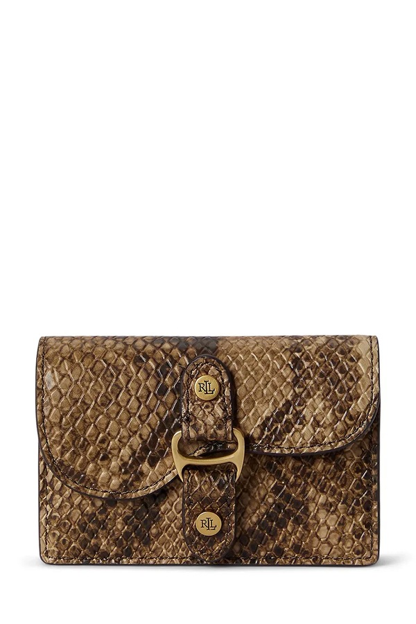 Кошелек женский кожаный Lauren Ralph Lauren цвет зеленый