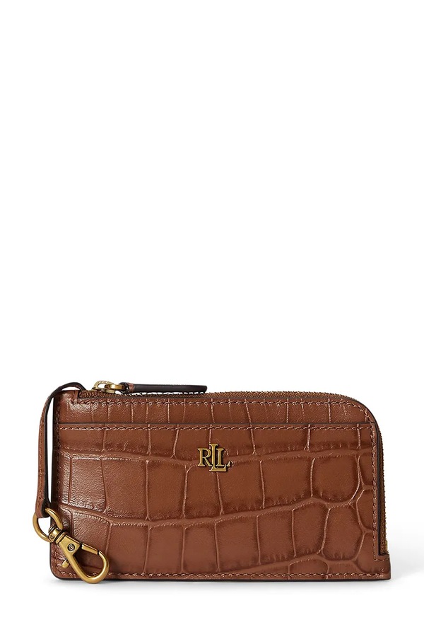 Кошелек женский кожаный Lauren Ralph Lauren цвет коричневый фото 2