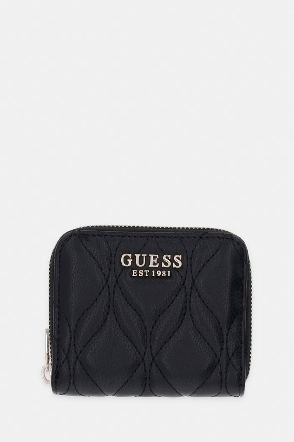 Гаманець жіночий зі штучної шкіри Guess MAXINE колір чорний