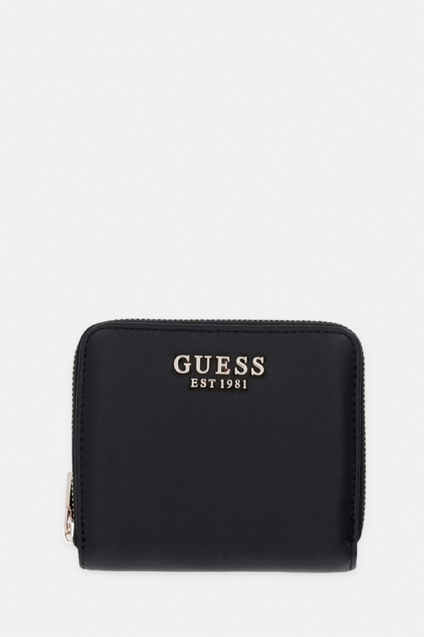 Гаманець жіночий зі штучної шкіри Guess COLEEN колір чорний