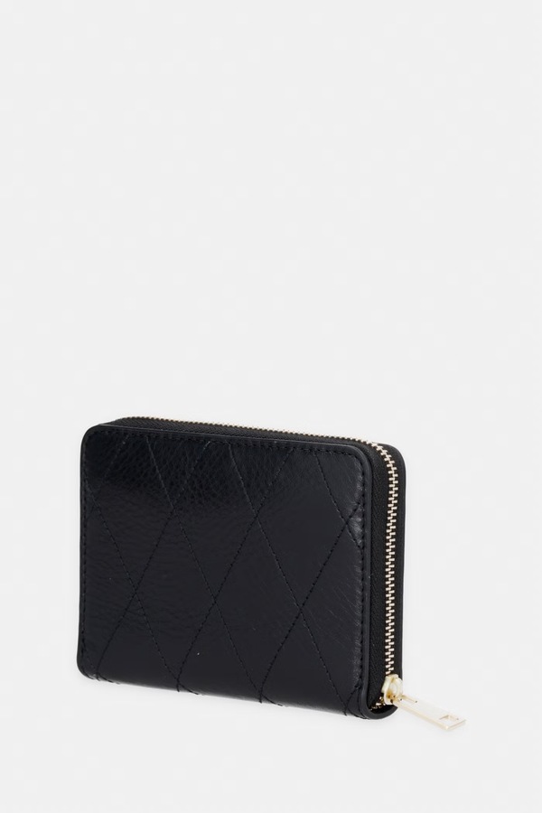 Гаманець жіночий шкіряний Tory Burch Charlie колір чорний