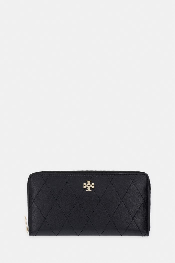 Кошелек женский кожаный Tory Burch Charlie цвет черный