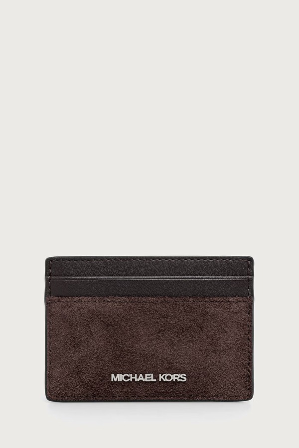Чехол для карт мужской кожаный Michael Kors MASON цвет коричневый