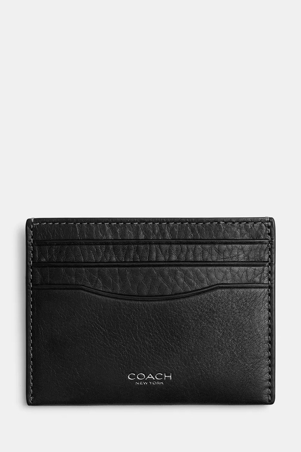 Чохол для карток чоловічий шкіряний Coach колір зелений