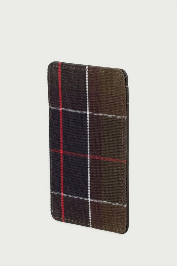Чохол для карток чоловічий шкіряний Barbour колір зелений
