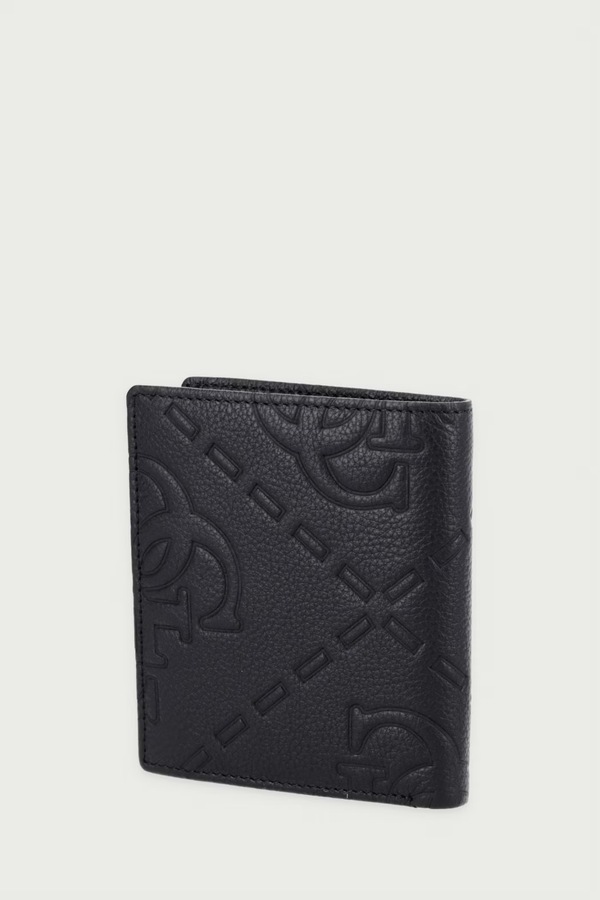 Гаманець чоловічий шкіряний Guess BOSTON колір чорний