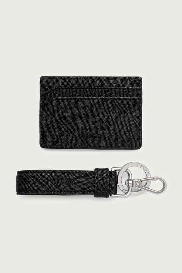 Чоловічий HUGO GBHM_KeyChain&C.Case колір чорний