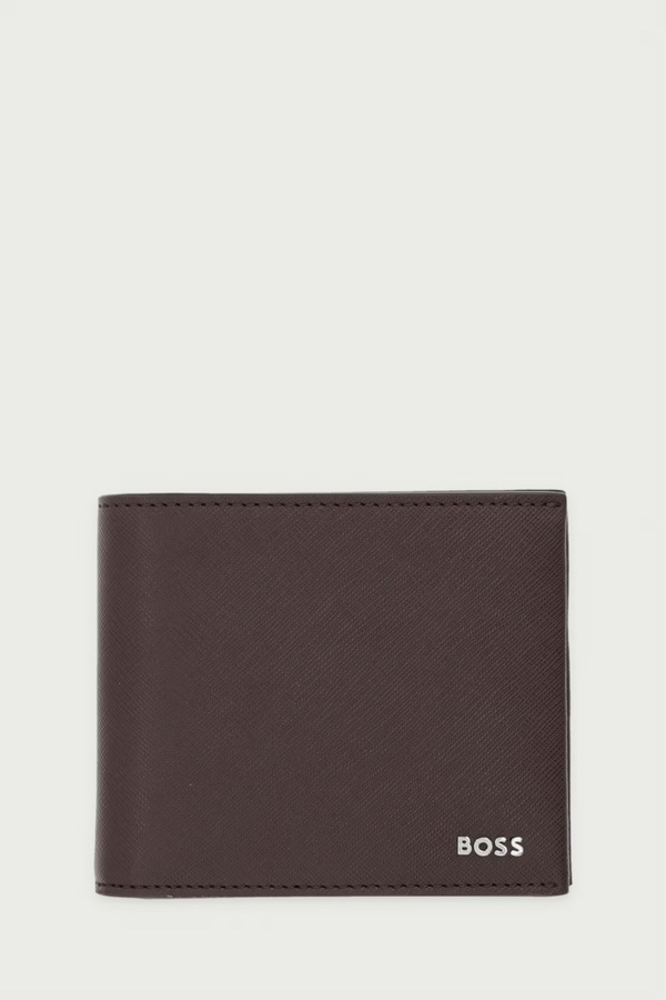 Кошелек мужской кожаный BOSS Northon_4cc Coin цвет коричневый