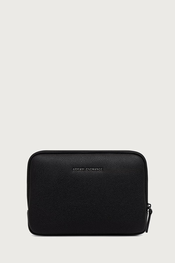 Сумка мужская из искусственной кожи Armani Exchange цвет черный