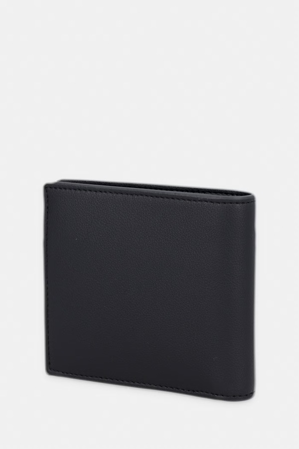 Гаманець чоловічий зі штучної шкіри Armani Exchange колір чорний