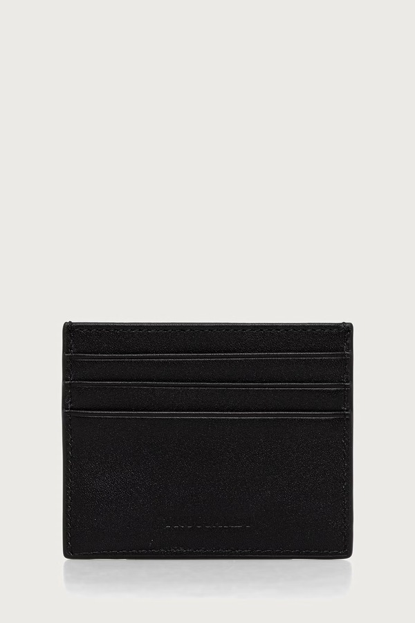 Чохол для карток чоловічий шкіряний Trussardi колір чорний