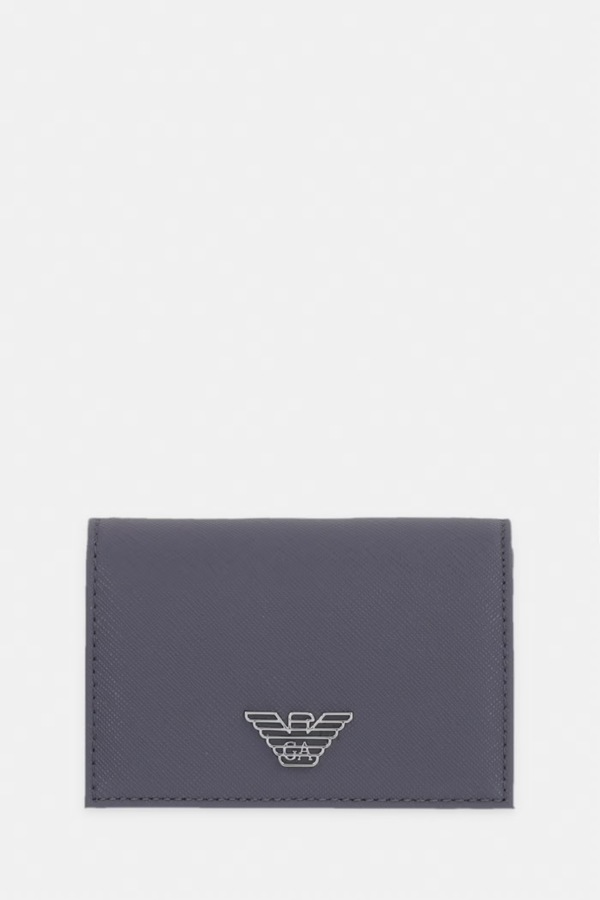 Гаманець чоловічий Emporio Armani колір сірий