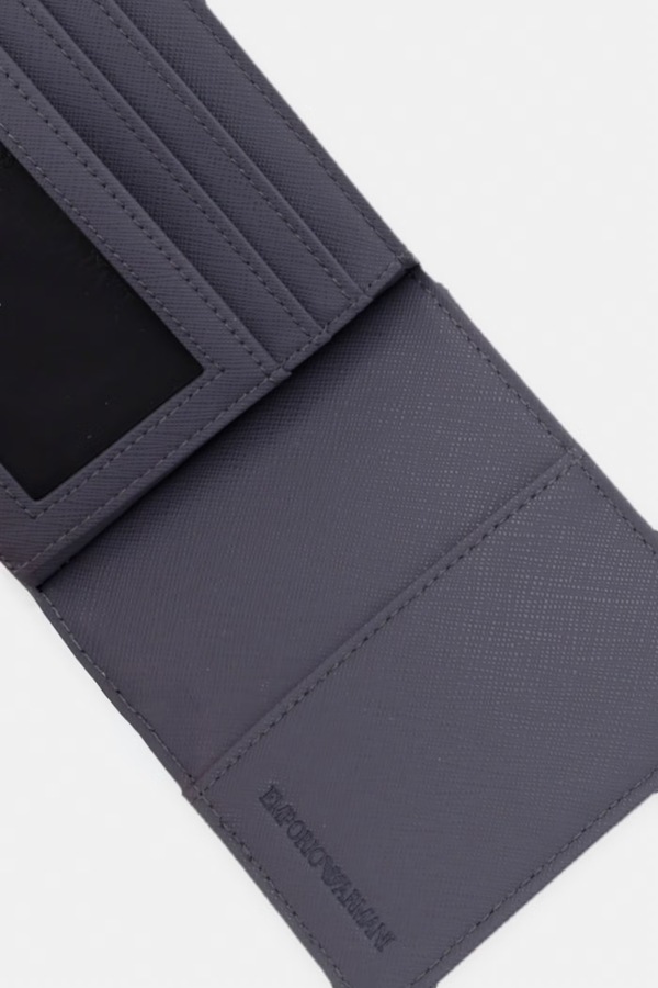 Кошелек женский из искусственной кожи Emporio Armani цвет серый фото 2