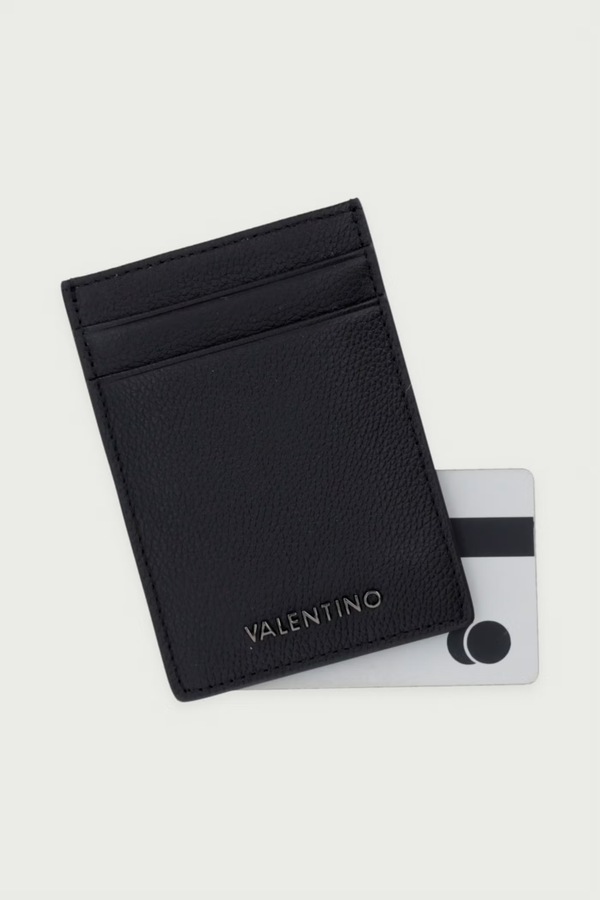 Чохол для карток чоловічий шкіряний Valentino Bags FORT колір чорний фото 3