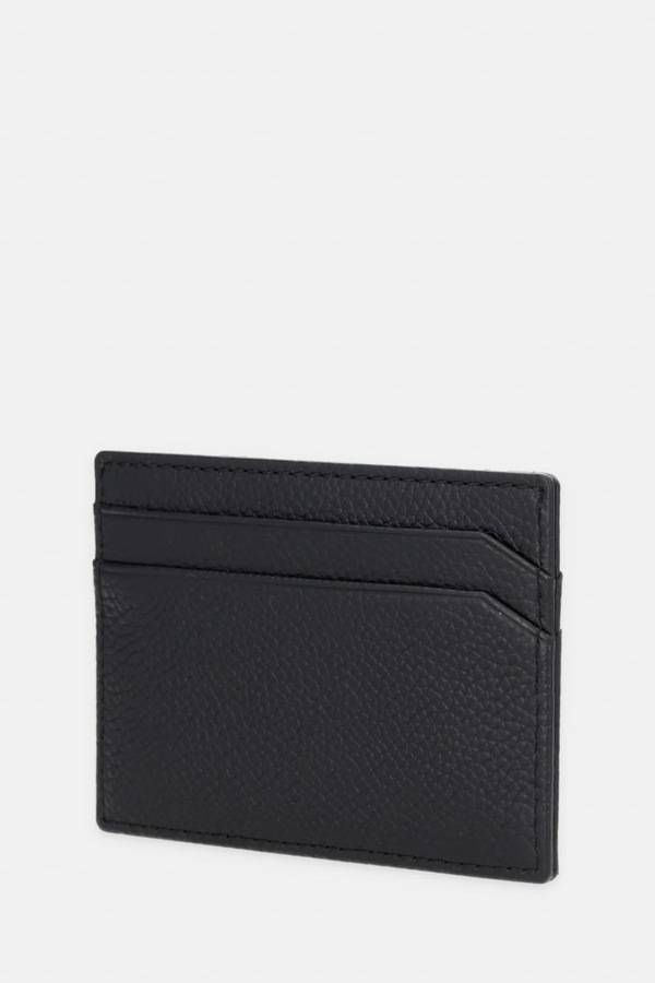 Чохол для карток чоловічий шкіряний HUGO HUKE_Cardcase колір чорний