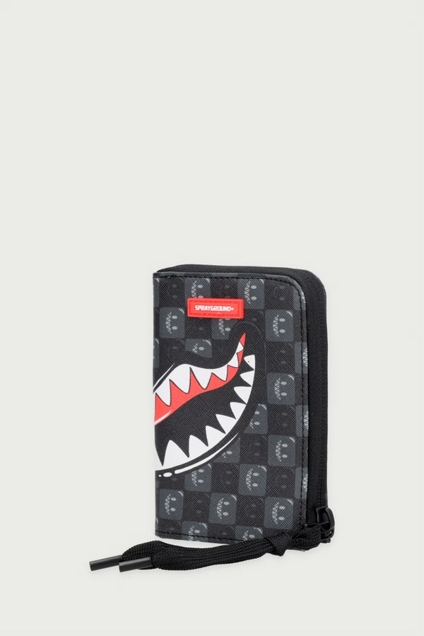 Гаманець зі штучної шкіри Sprayground SHARKS IN PARIS колір сірий фото 2