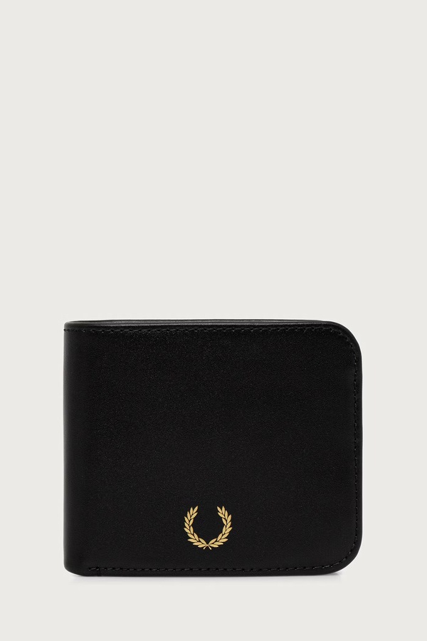 Кошелек кожаный Fred Perry цвет черный