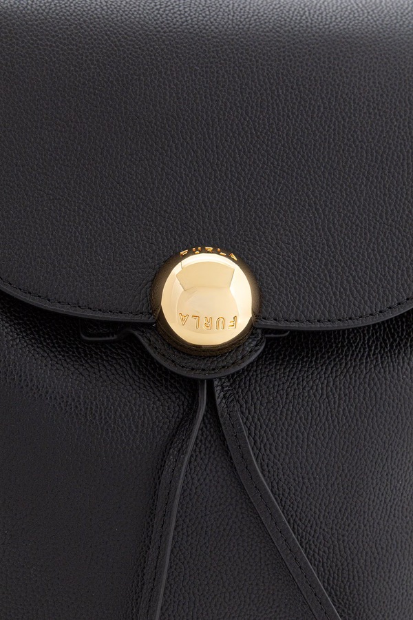 Рюкзак жіночий шкіряний Furla Moonlight M колір чорний фото 4