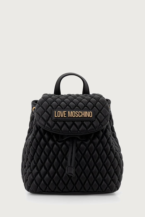 Рюкзак жіночий зі штучної шкіри Love Moschino колір чорний