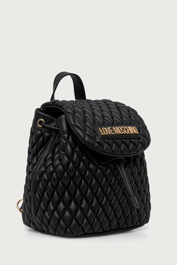 Рюкзак жіночий зі штучної шкіри Love Moschino колір чорний