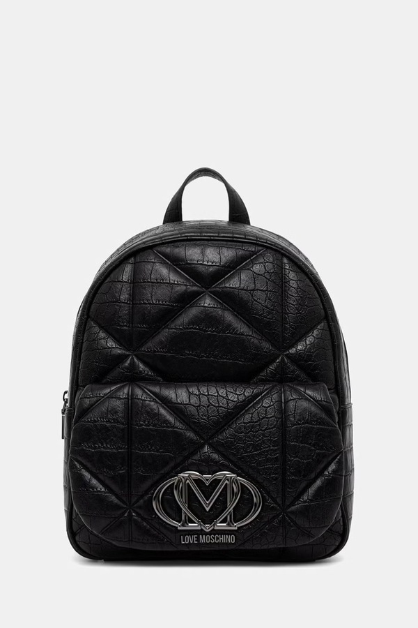 Рюкзак жіночий зі штучної шкіри Love Moschino колір чорний