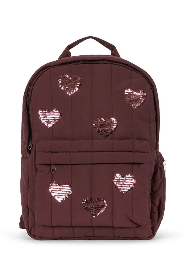 Детский рюкзак Konges Sløjd JUNO SEQUIN BACKPACK цвет коричневый