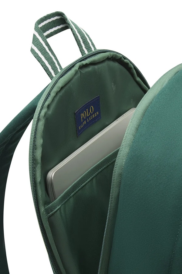 Рюкзак дитячий бавовняний Polo Ralph Lauren колір зелений фото 4