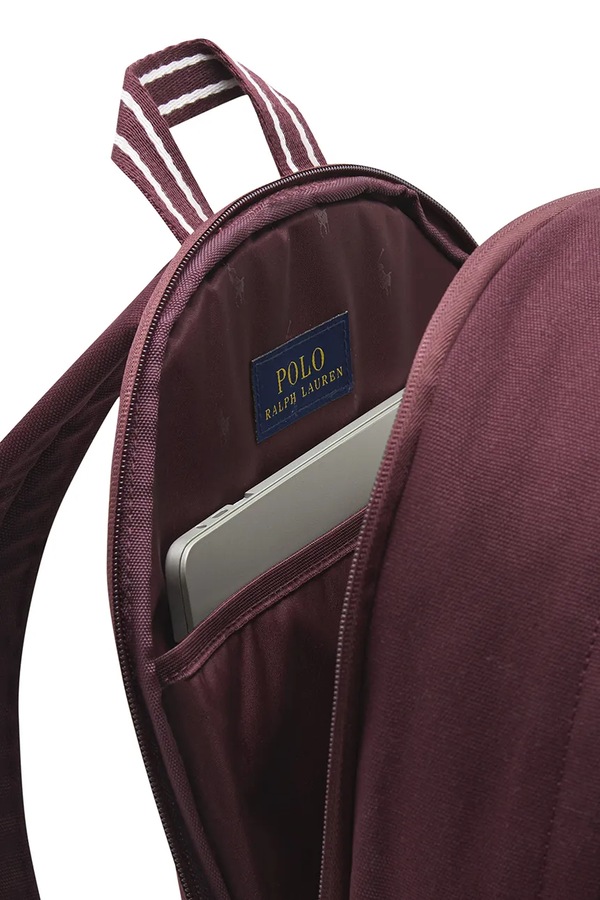 Рюкзак дитячий бавовняний Polo Ralph Lauren колір коричневий фото 4