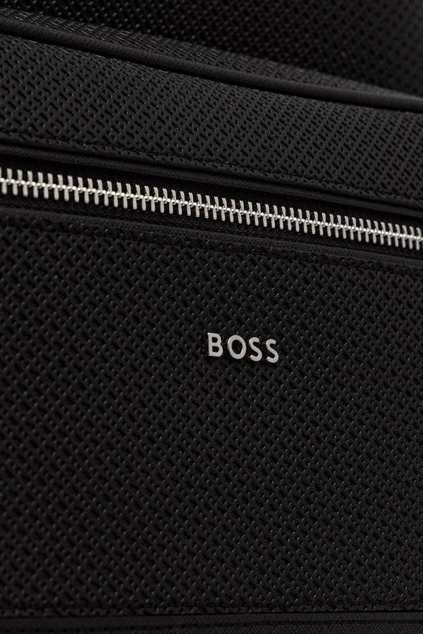 Рюкзак чоловічий шкіряний BOSS Northon_M_Backpack колір чорний фото 4