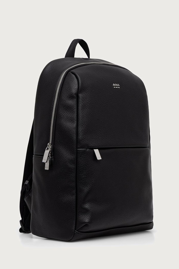 Рюкзак чоловічий зі штучної шкіри BOSS Ray EVO_Backpack колір чорний