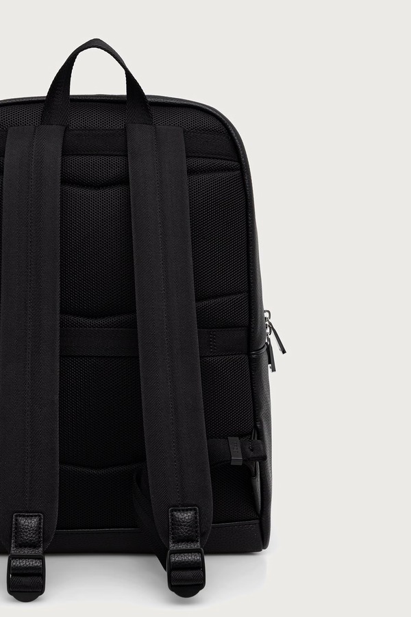 Рюкзак чоловічий зі штучної шкіри BOSS Ray EVO_Backpack колір чорний фото 2