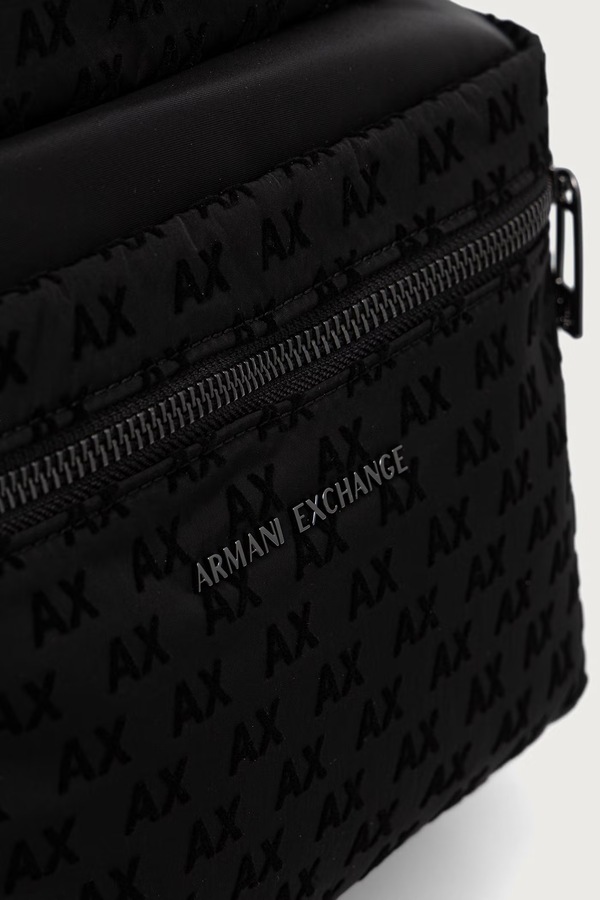 Рюкзак чоловічий Armani Exchange колір чорний фото 4