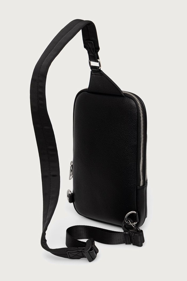 Сумка чоловіча зі штучної шкіри Armani Exchange колір чорний фото 2