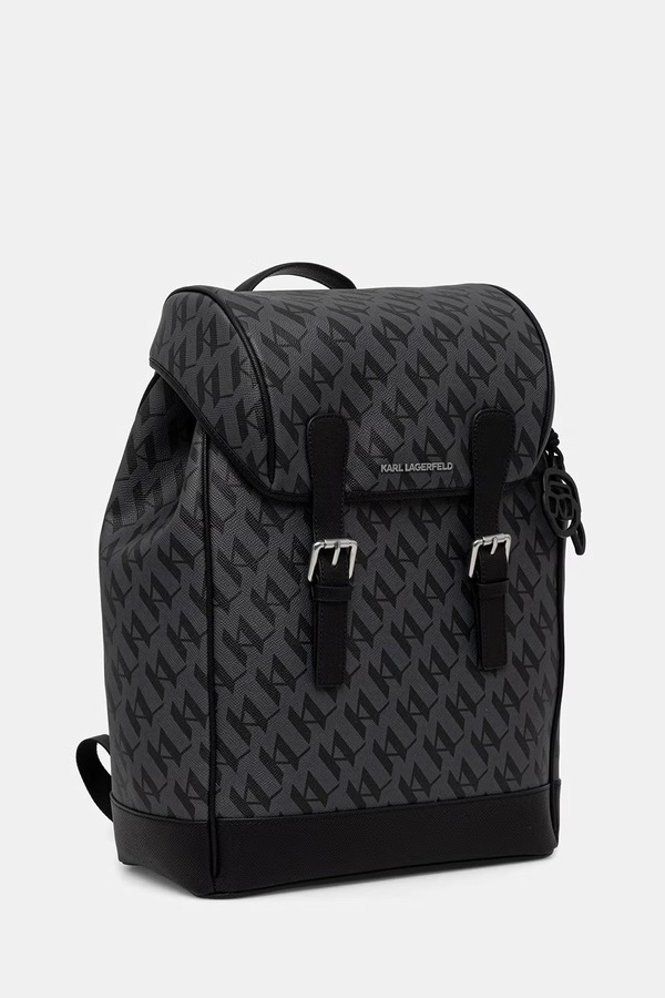 Чоловічий рюкзак зі штучної шкіри Karl Lagerfeld K/IKON колір чорний