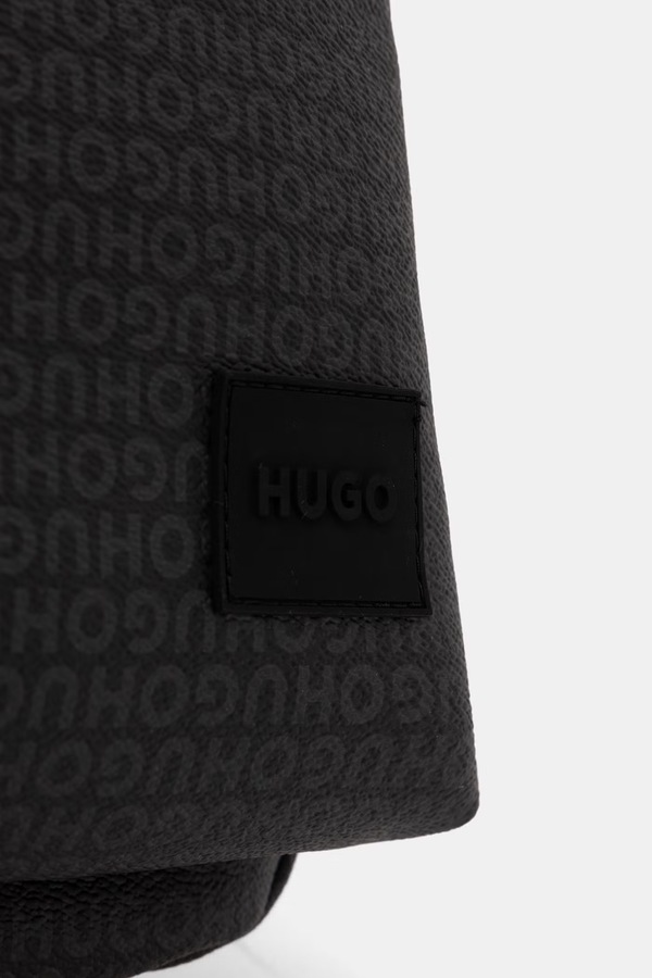 Рюкзак чоловічий зі штучної шкіри HUGO Ethon2.0HI_DMN_Backp колір чорний фото 4