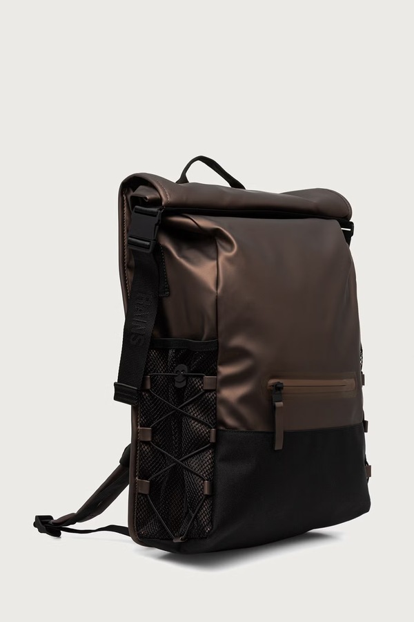 Рюкзак Rains Trail Mountaineer Rolltop колір коричневий фото 2