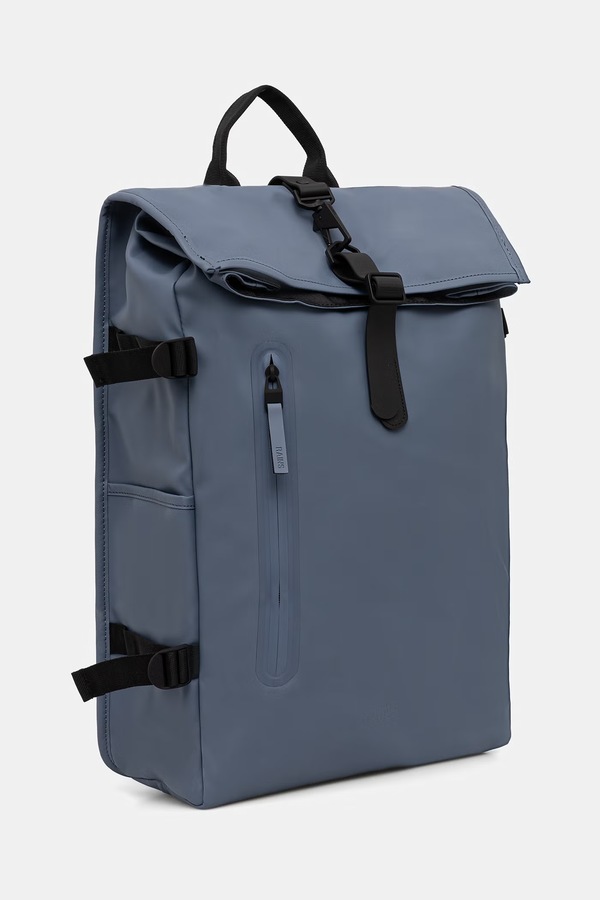 Рюкзак Rains Rolltop Rucksack Large W3 колір блакитний