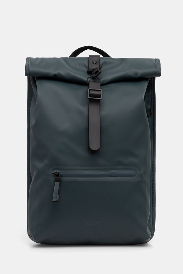 Рюкзак Rains Rolltop Rucksack W3 колір зелений