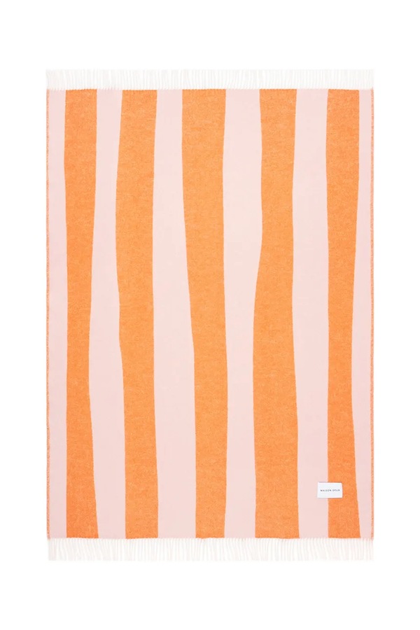 Ковдра вовняна Maison Deux Rough Stripe 130 x 200 cm фото 2