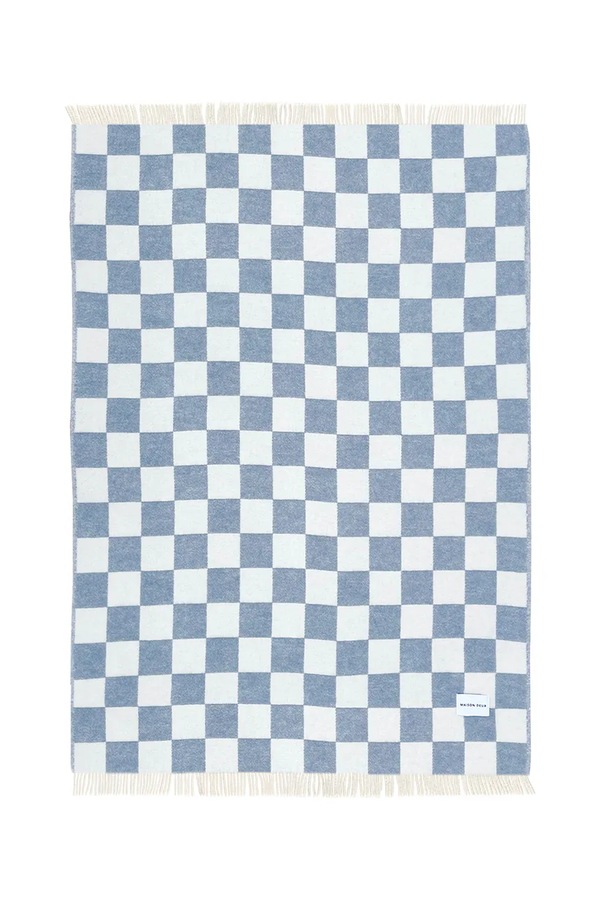 Ковдра вовняна Maison Deux Checkerboard 130 x 200 cm фото 2