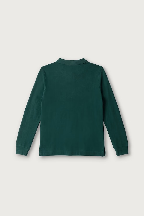 Лонгслив детский хлопковый United Colors of Benetton цвет зеленый