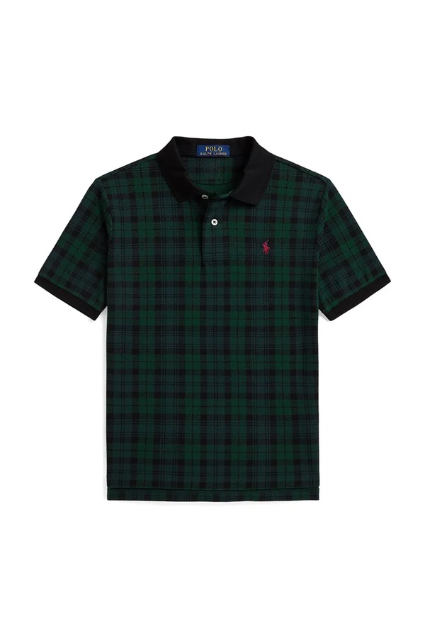 Поло дитяче бавовняне Polo Ralph Lauren колір чорний