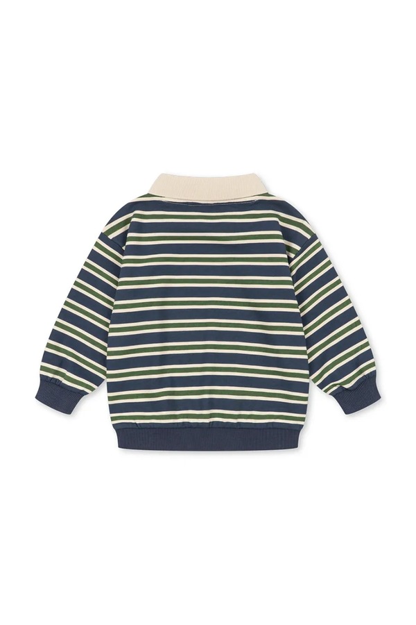 Поло дитяче бавовняне Konges Sløjd SPOTTY LS POLO GOTS колір темно-синій фото 2