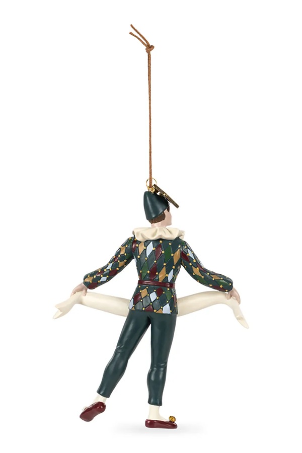 Декоративна підвіска Konges Sløjd CHRISTMAS ORNAMENT HARLEKIN колір зелений фото 3