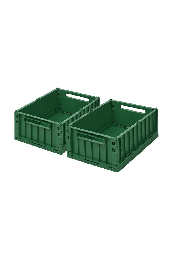 Дитячий Liewood Weston Storage Box M 2-pack колір зелений
