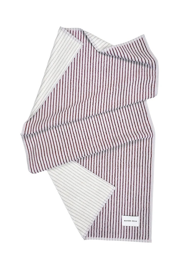 Середній рушник бавовняний Maison Deux Stripes Color 70 x 140 cm