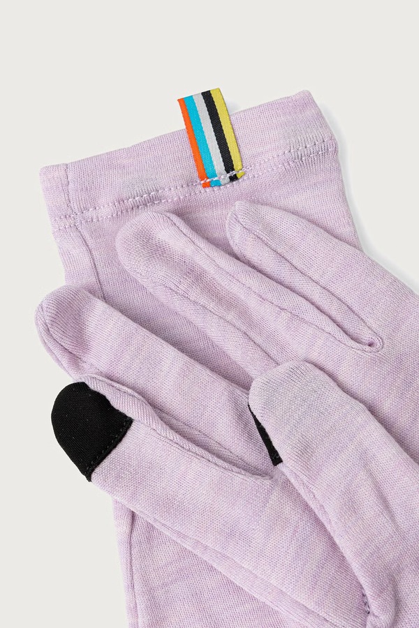 Рукавиці жіночі вовняні Smartwool колір фіолетовий