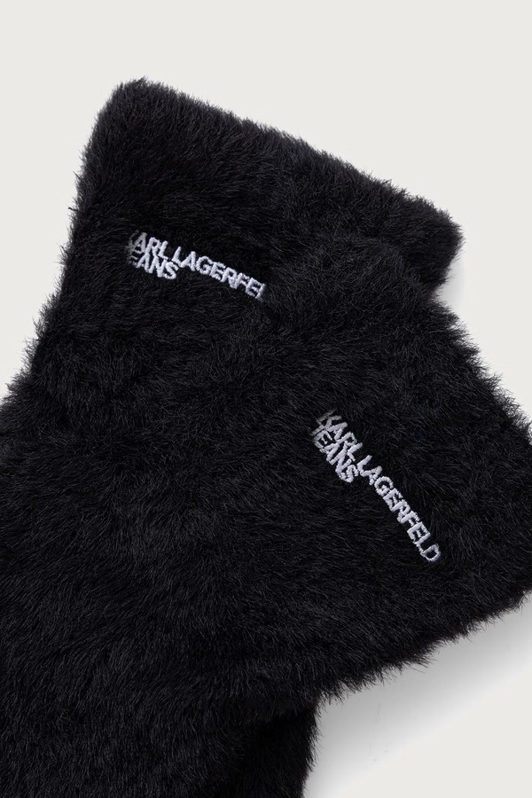 Рукавиці жіночі Karl Lagerfeld Jeans колір чорний