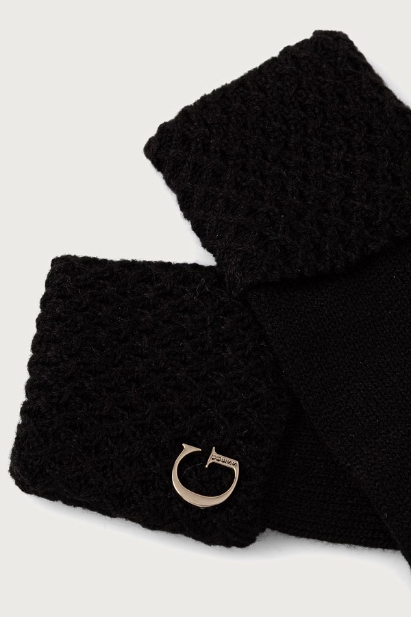 Рукавиці жіночі Guess колір чорний фото 2